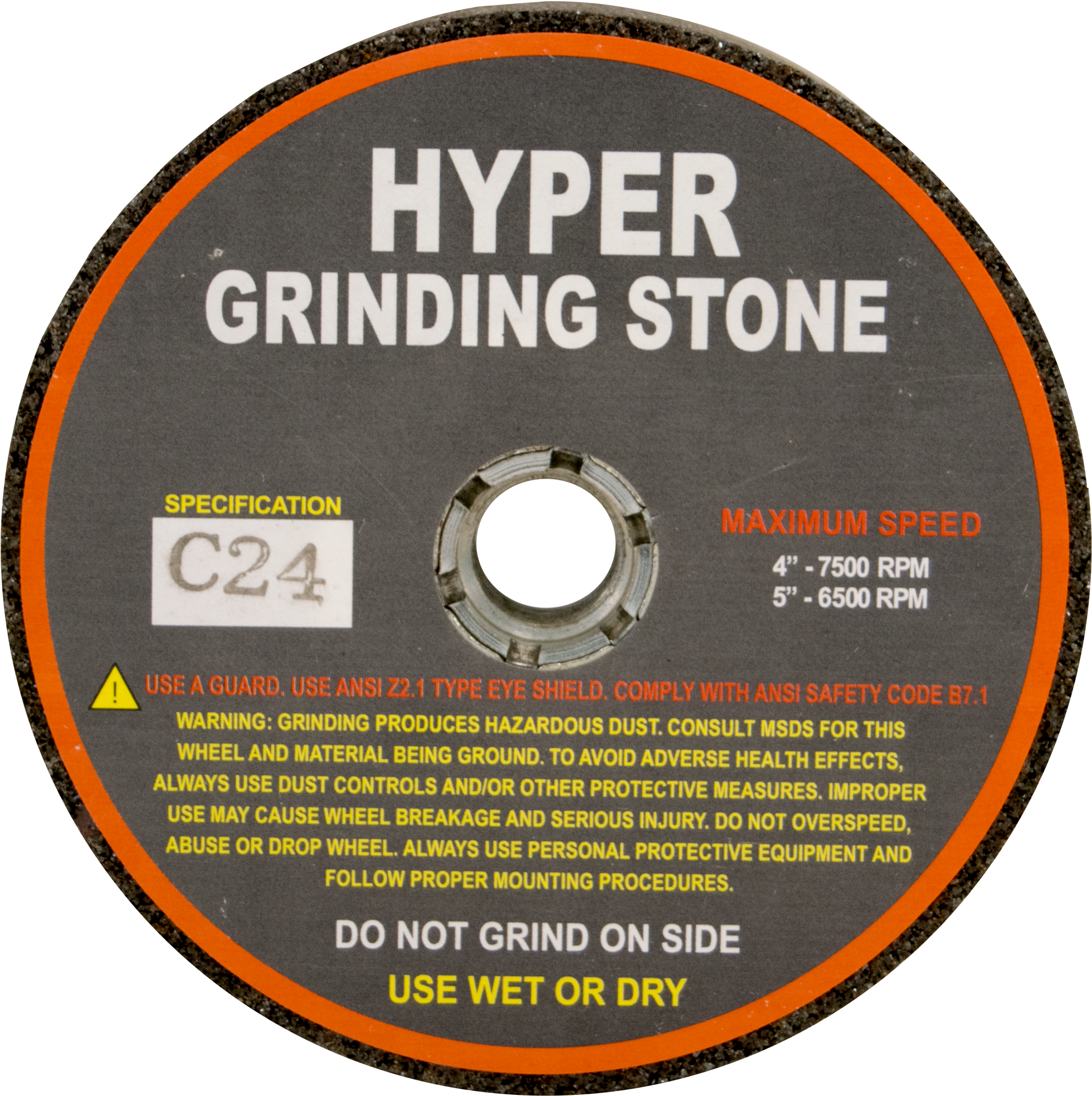 Rollover To Zoom - Grinding Wheel (2400x2321), Png Download