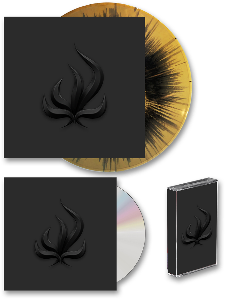 Buy Online Bury Tomorrow - Bury Tomorrow Black Flame Vinyl (1000x1000), Png Download