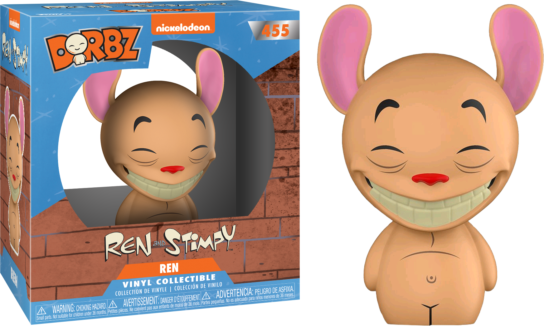 The Ren & Stimpy Show - Nickelodeon Dorbz (1744x1046), Png Download
