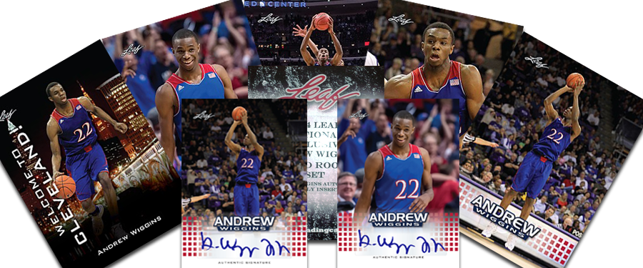 Wiggins Promo Combo - Andrew Wiggins 2014 Leaf Limited Edition Aw-01 Rookie (900x375), Png Download