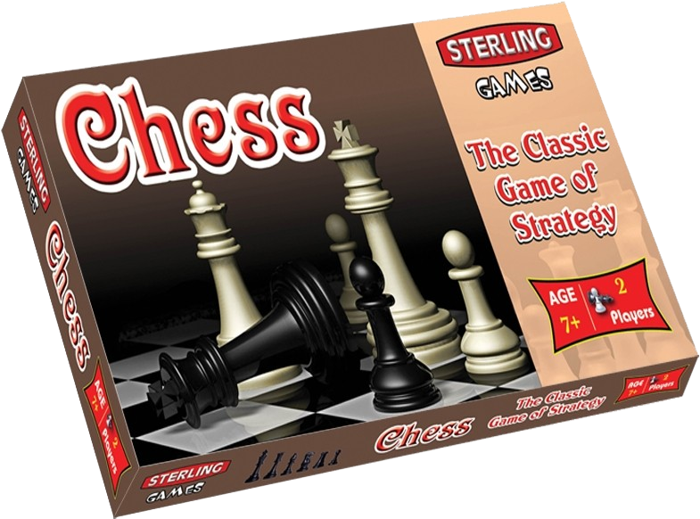 Classic Game - Chess - Sterling Chess Board Game (800x600), Png Download