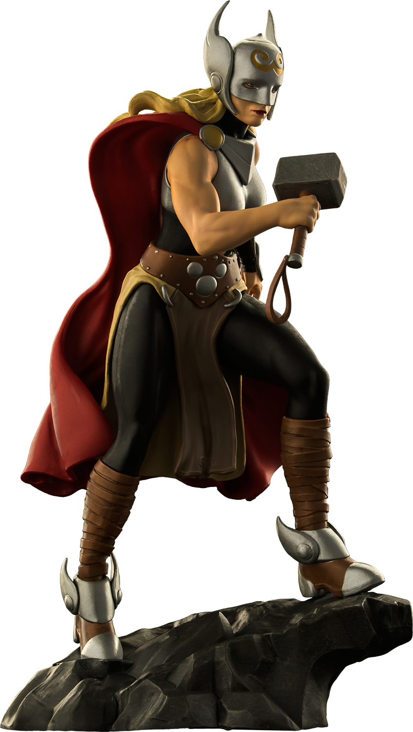 Thor - Diamond Select Diorama Marvel (847x1500), Png Download