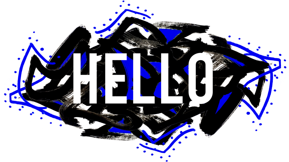Hello - Graphic Design (1000x595), Png Download