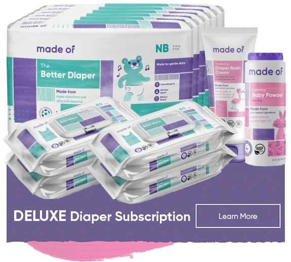 Made Of Deluxe Diaper Subscription - Bandage (622x539), Png Download