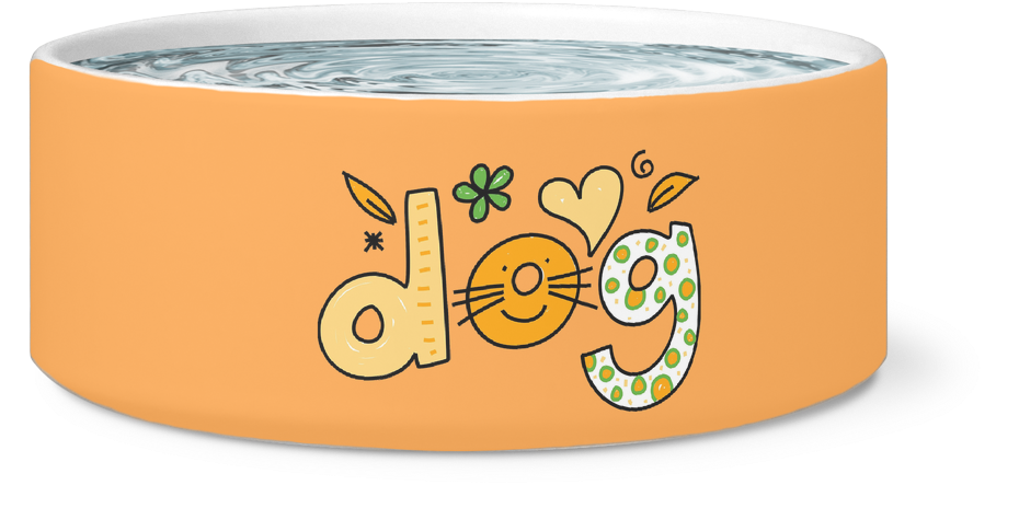 Cartoon Dog Bowl - Dog (1024x1024), Png Download