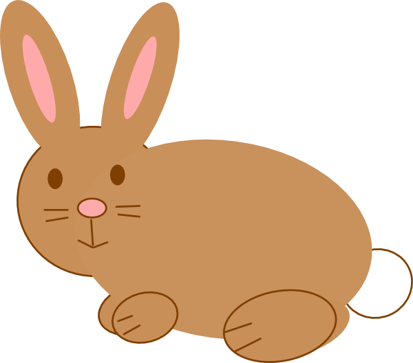 Bunny Svg Clip Arts 600 X 528 Px (600x528), Png Download