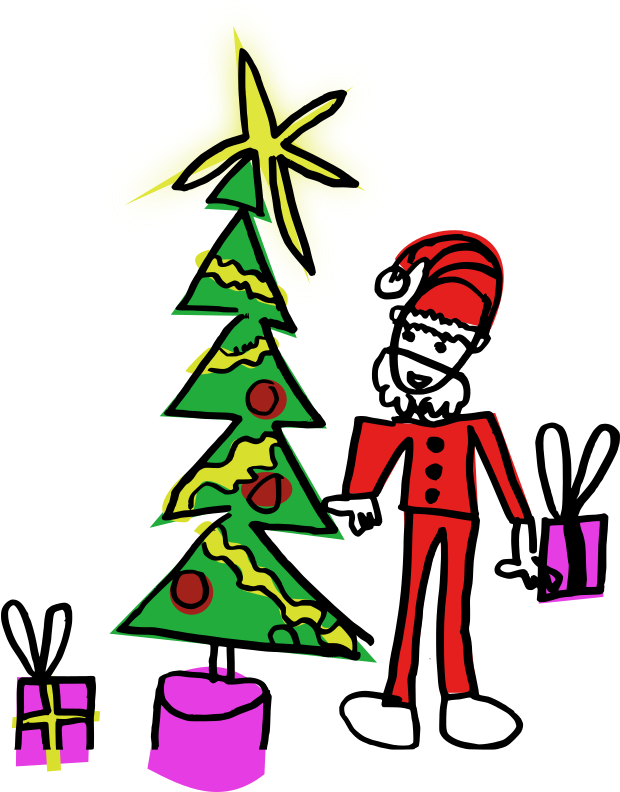 Download Free Png Navidad, Christmas, Sant, Claus, - Christmas Day (619x800), Png Download