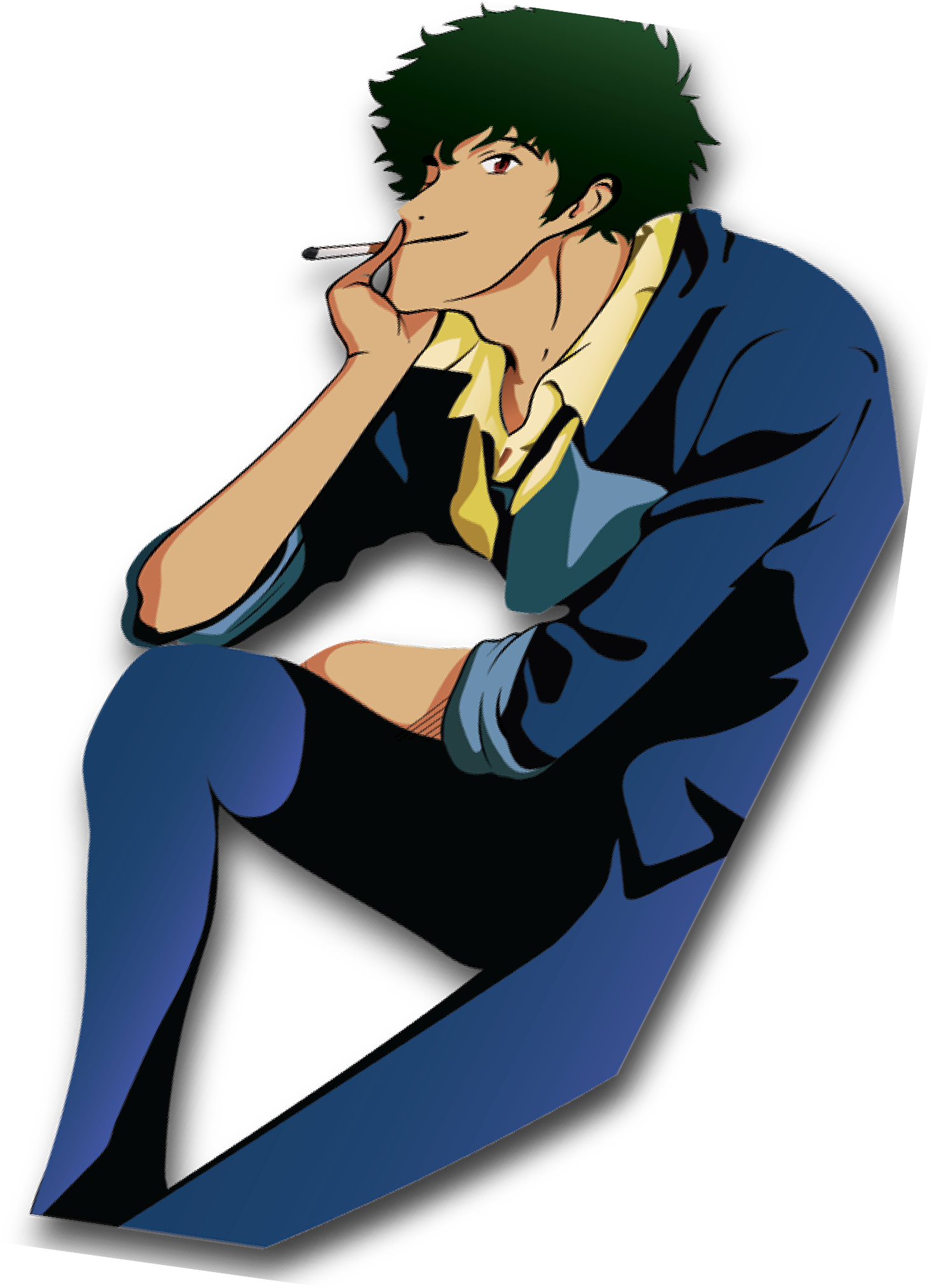 Image Of Spike Cowboy Bebop - Spike Spiegel (2917x2917), Png Download