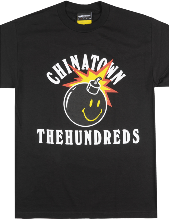 The Hundreds X Chinatown Market Happy Adam T-shirt - Vozxy The Hundreds Bomb Logo Clothing Samsung Galaxy (540x720), Png Download