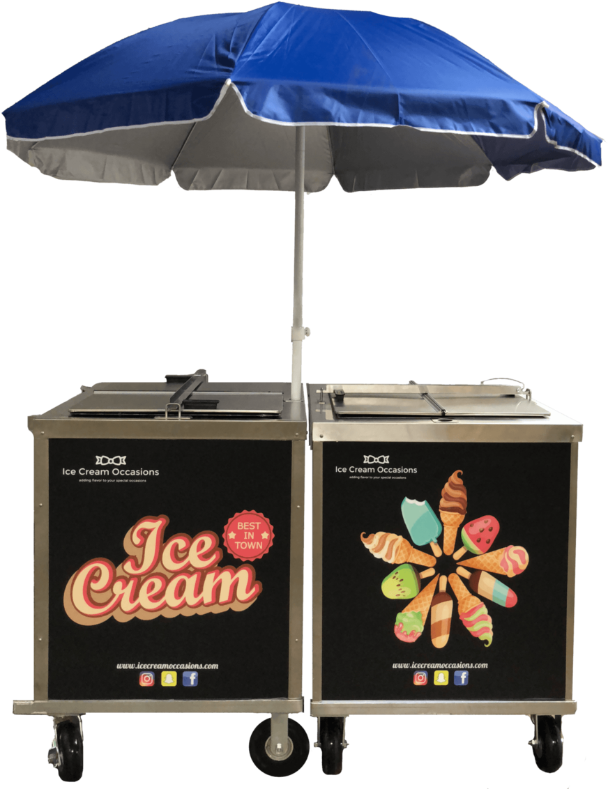 Ice Cream Sundae Cart (1000x1333), Png Download