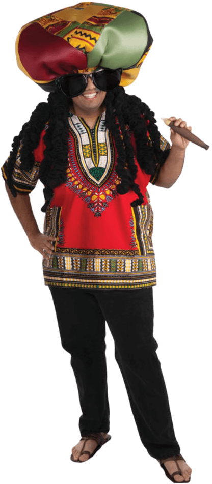 Rasta Costume (600x951), Png Download