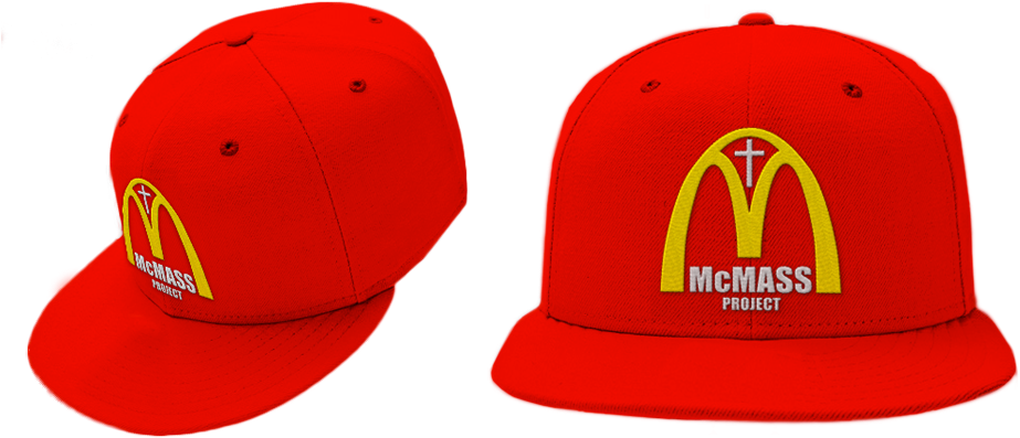 Mcdonalds Hat Png - Mcdonald Hat Png (972x427), Png Download