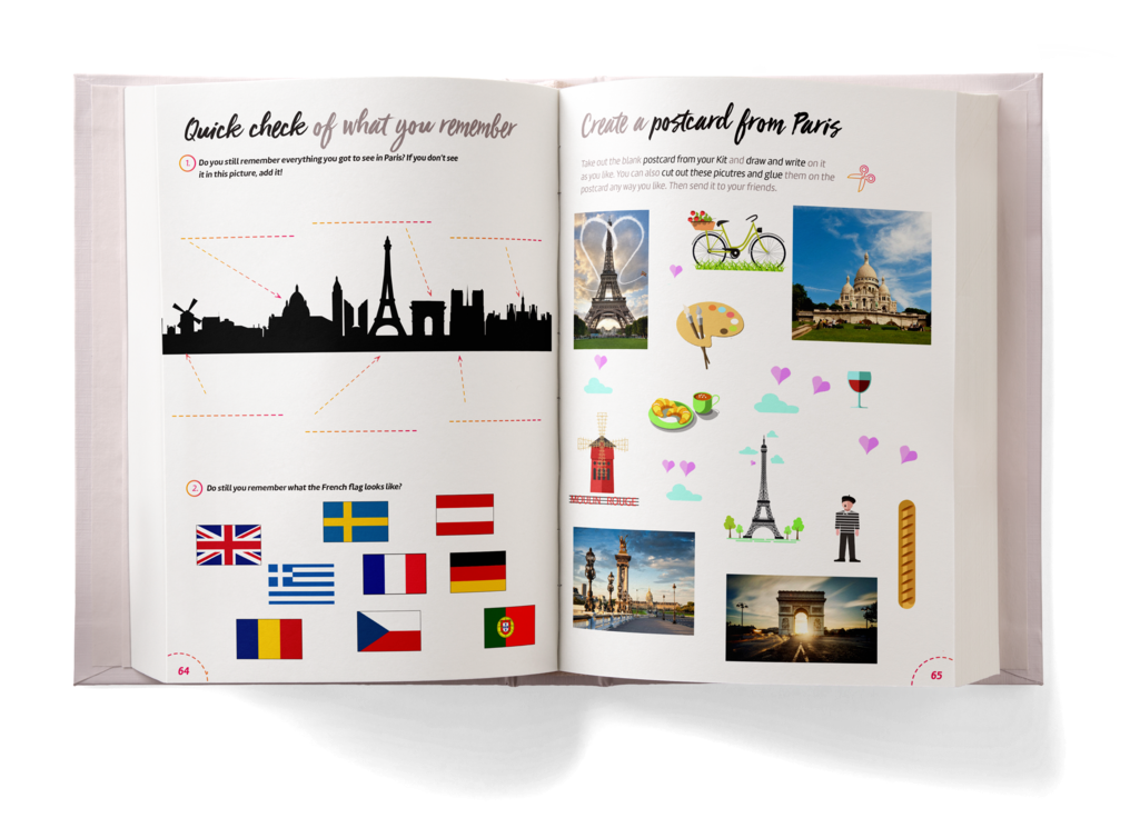 Paris Activity Book For Kids Preview - Art Print: Unkreatives' Skyline Paris, 61x46in. (1024x770), Png Download