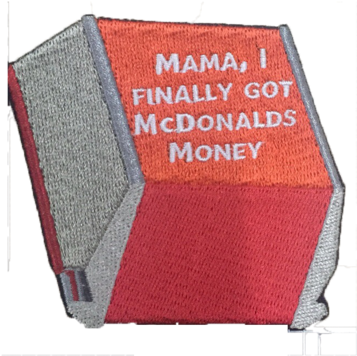 Mick E D Patch - Wood (700x700), Png Download