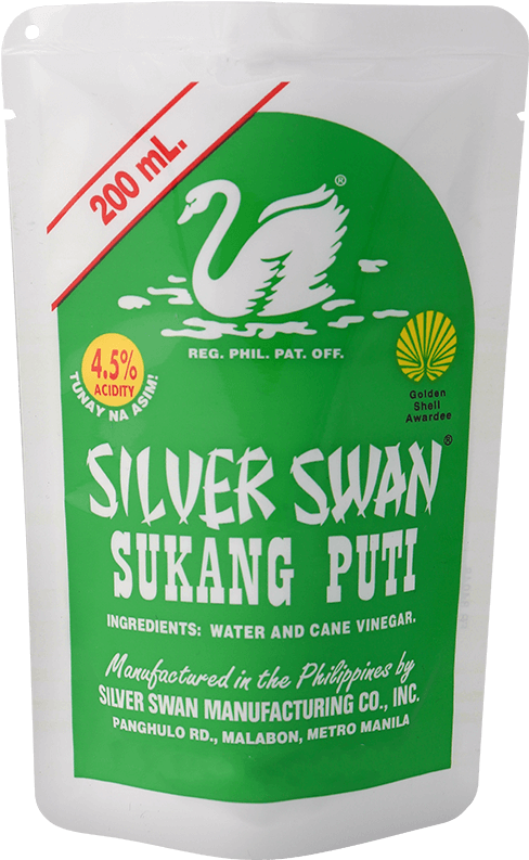 Silver Swan Sukang Puti 200ml - Silver Swan Vinegar (487x800), Png Download