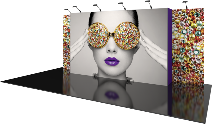 Vector Frame Essential 20ft Modular Backwall Kit - Motif (700x700), Png Download