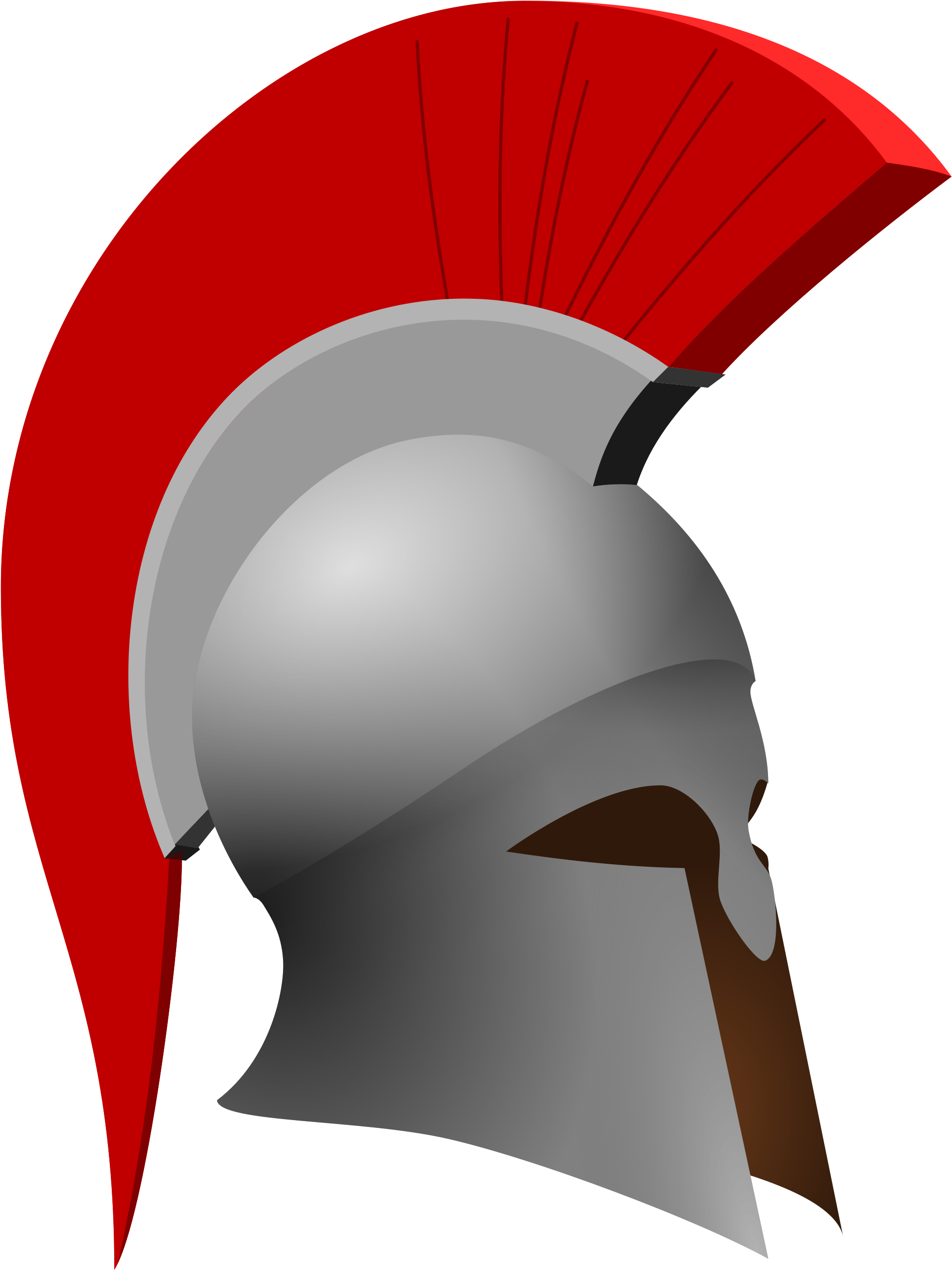 Ouvrir - Hoplite Helmet (2000x2600), Png Download