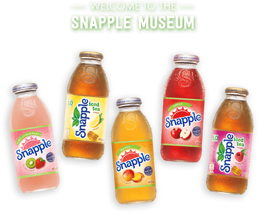 Snapple Kiwi Strawberry, 16 Fl Oz Glass Bottle (900x706), Png Download