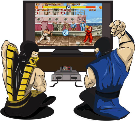 Street Kombat Gamer Humor, Old Games, Mortal Kombat, - Capcom Street Fighter Ii Turbo (630x630), Png Download