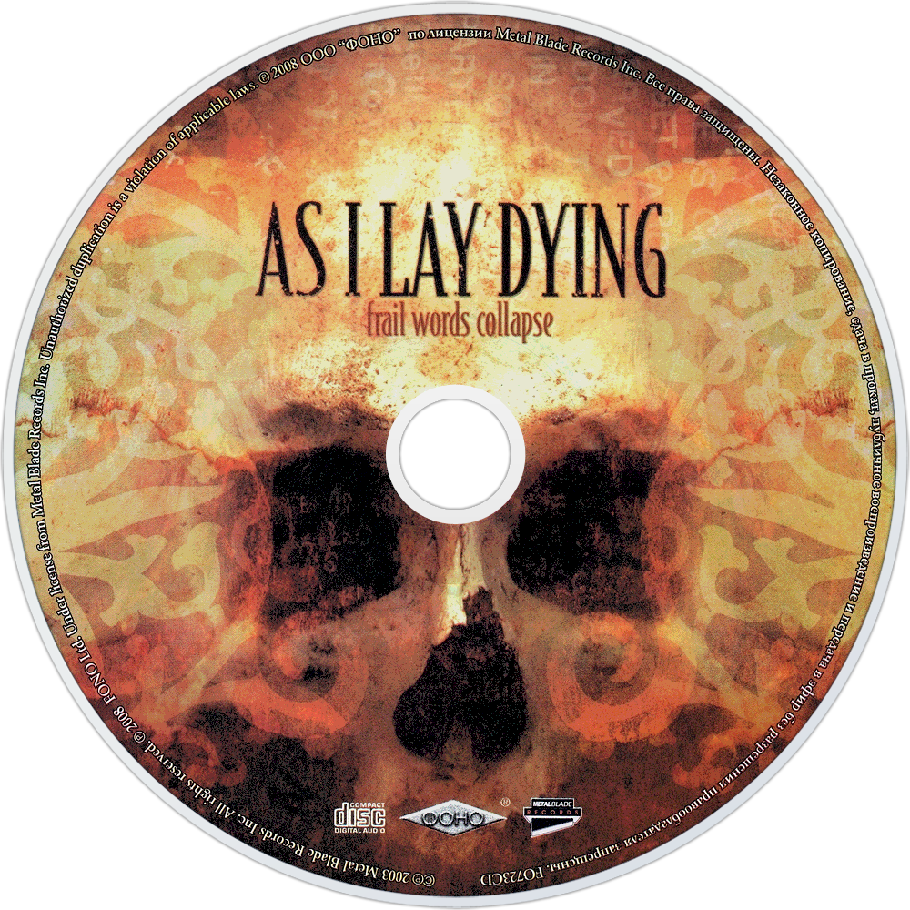 Album Art Exchange Cauterize By As I Lay Dying Album - Lay Dying Frail Words Collapse 2003 (1000x1000), Png Download