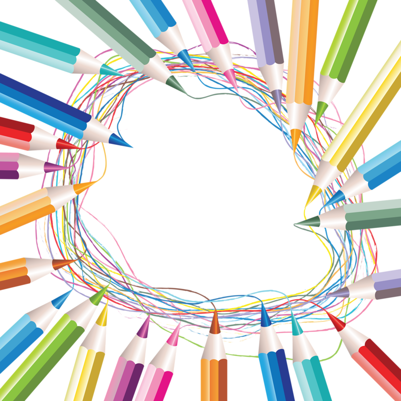 Clipart Border School Supply - Far Far Away Vol1: Colouring Book For Children [book] (800x800), Png Download