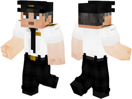 One Of Things We Love About Minecraft Is That All Kinds - Captain Skin Minecraft (748x421), Png Download