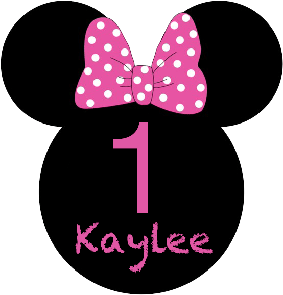 Happy Birhtday First Birthday Kaylee (561x582), Png Download