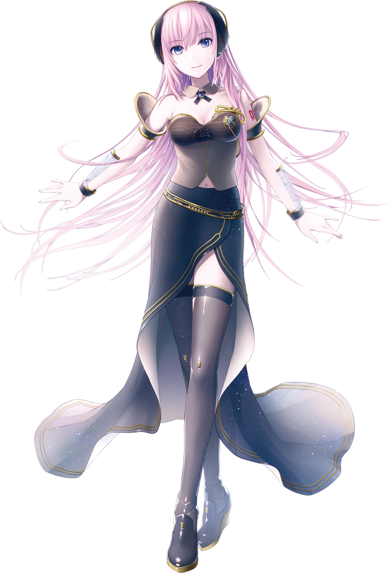 Megurine Luka - Megurine Luka V4 (1256x1840), Png Download
