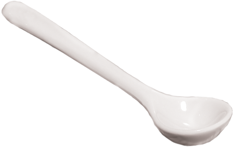 Ceramic Serving Spoon - Spoon (875x1024), Png Download