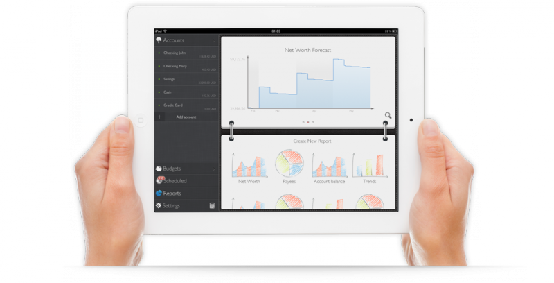 Moneywiz Moneywiz For Ipad - Finance Ipad (800x408), Png Download