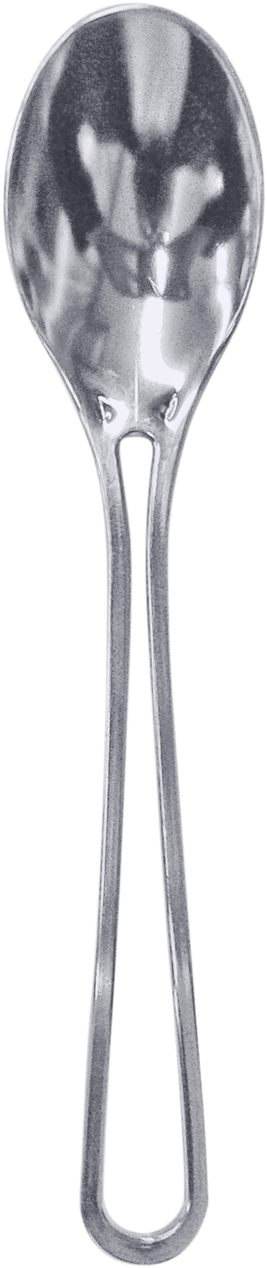 Disposable Metallic Modern Silver Plastic Spoons - Dessert Spoon (280x1280), Png Download