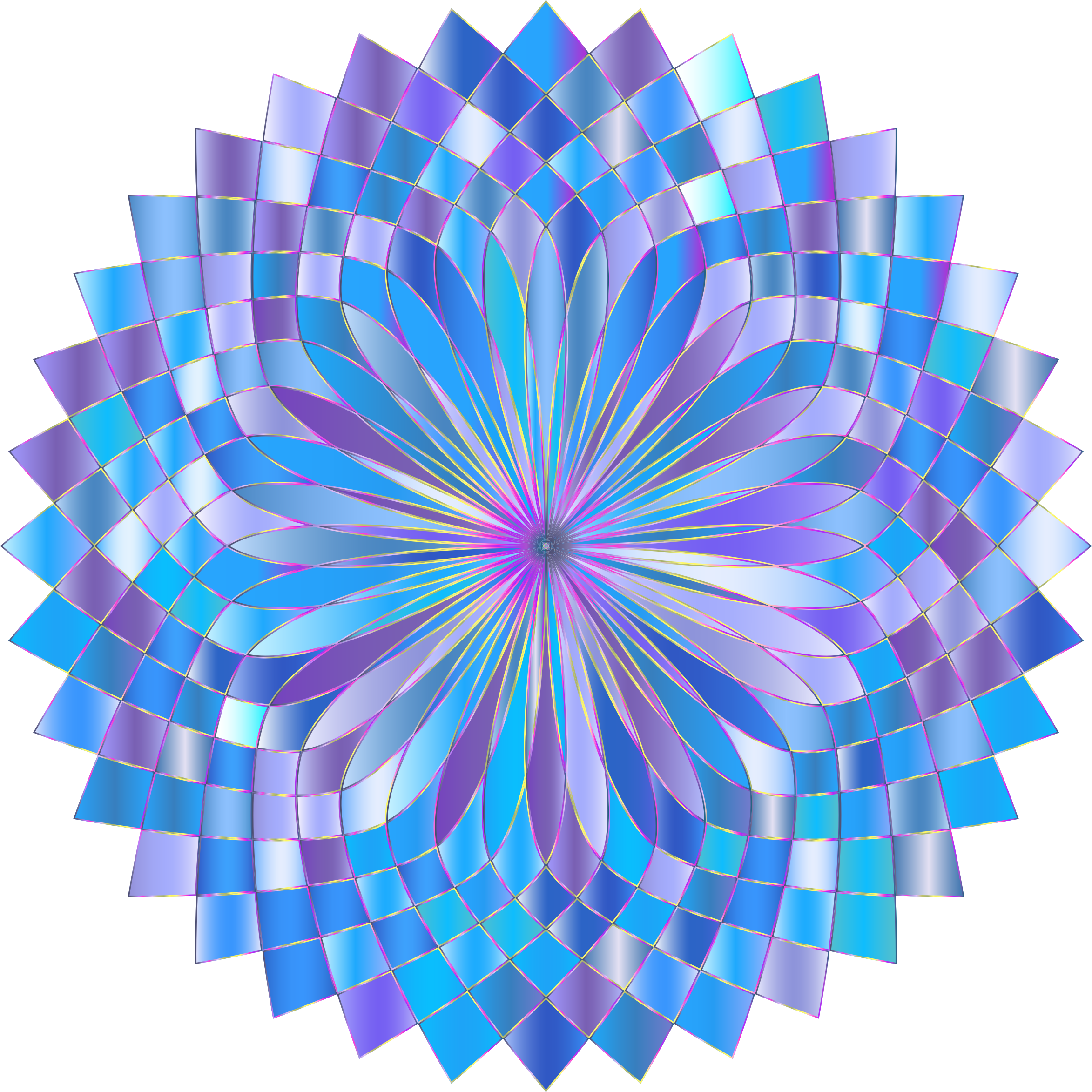 This Free Icons Png Design Of Prismatic Lotus Bloom (2346x2346), Png Download