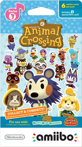 Animal Crossing Series - Animal Crossing Amiibo Cards Series 3 (640x480), Png Download