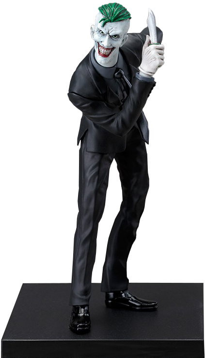 Batman - Kotobukiya Dc Joker - Artfx Figure (500x737), Png Download