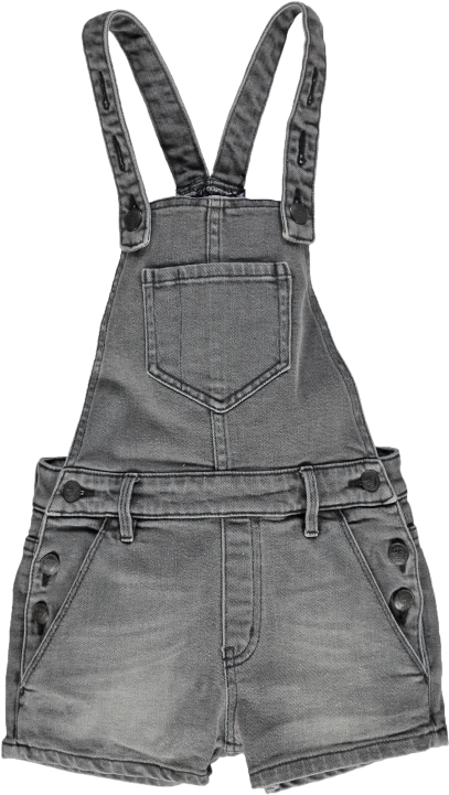 Finger In The Nose Yumi Denim Short Overall - Overall (960x720), Png Download