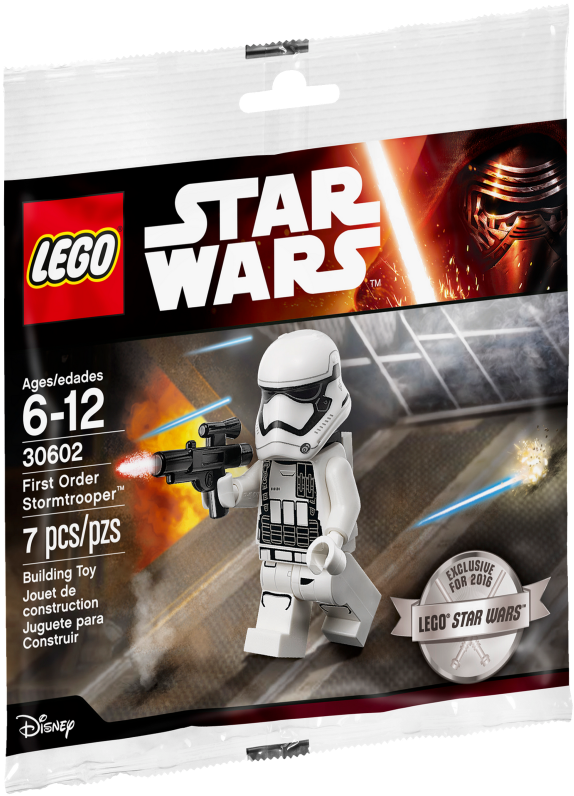 Lego 30602 First Order Stormtrooper Polybag Promo May - Lego 30602 First Order Stormtrooper Polybag Star Wars (640x828), Png Download