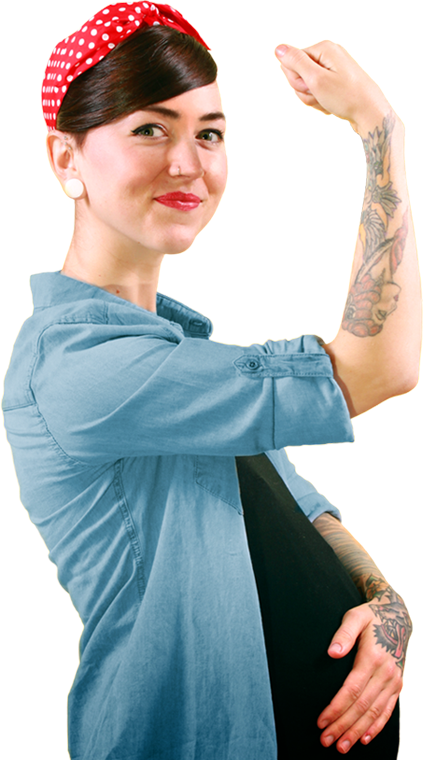How Project Rosie Helped A Pregnant College Student - Girl (423x760), Png Download