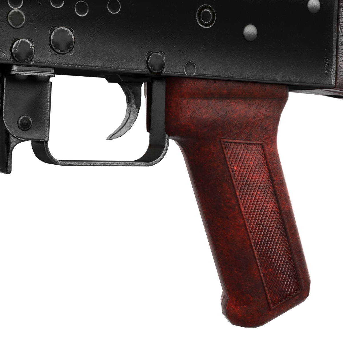 Assault Rifle Akm - Firearm (1200x1200), Png Download