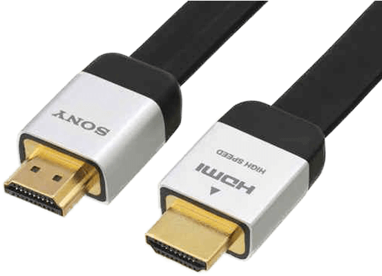 Sony Hdmi 3d 2 Meter Mix Color - Sony Hdmi Cable Price (552x700), Png Download