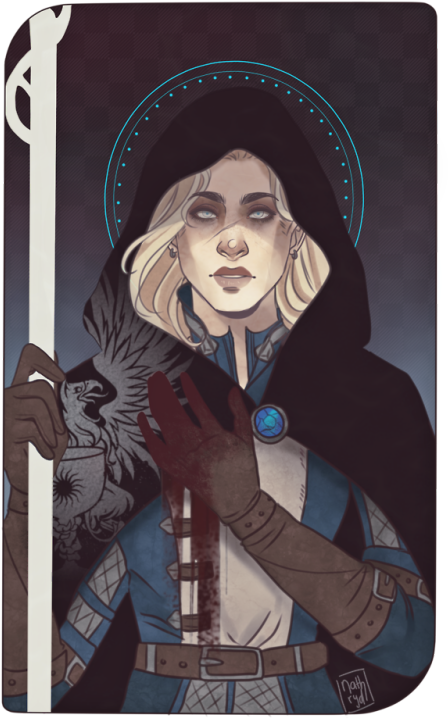 Dragon Age Dragon Age Origins Grey Warden Oc Da Tarot - Dragon Age (462x750), Png Download