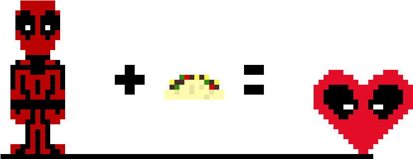 Deadpool Love Tacos (940x500), Png Download