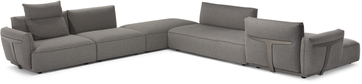 Versions - Natuzzi Herman (1314x406), Png Download