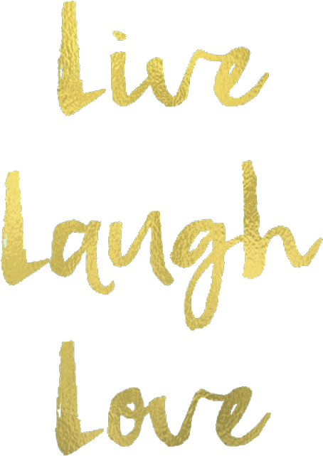 Live Laugh Love Hand Lettering (480x683), Png Download