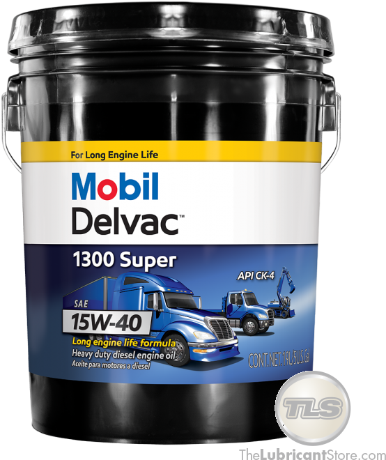 Mobil Delvac 1300 Super 15w40 (613x700), Png Download
