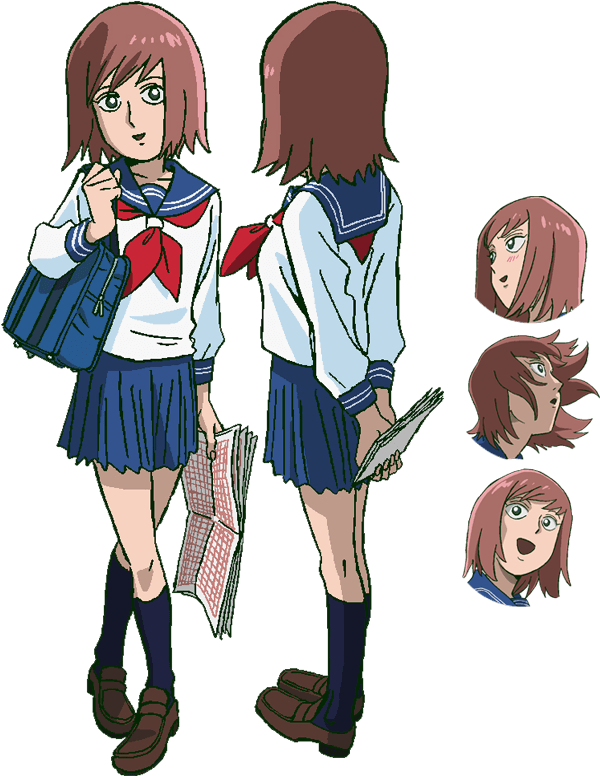 Anime Emi - Mob Psycho 100 (614x775), Png Download