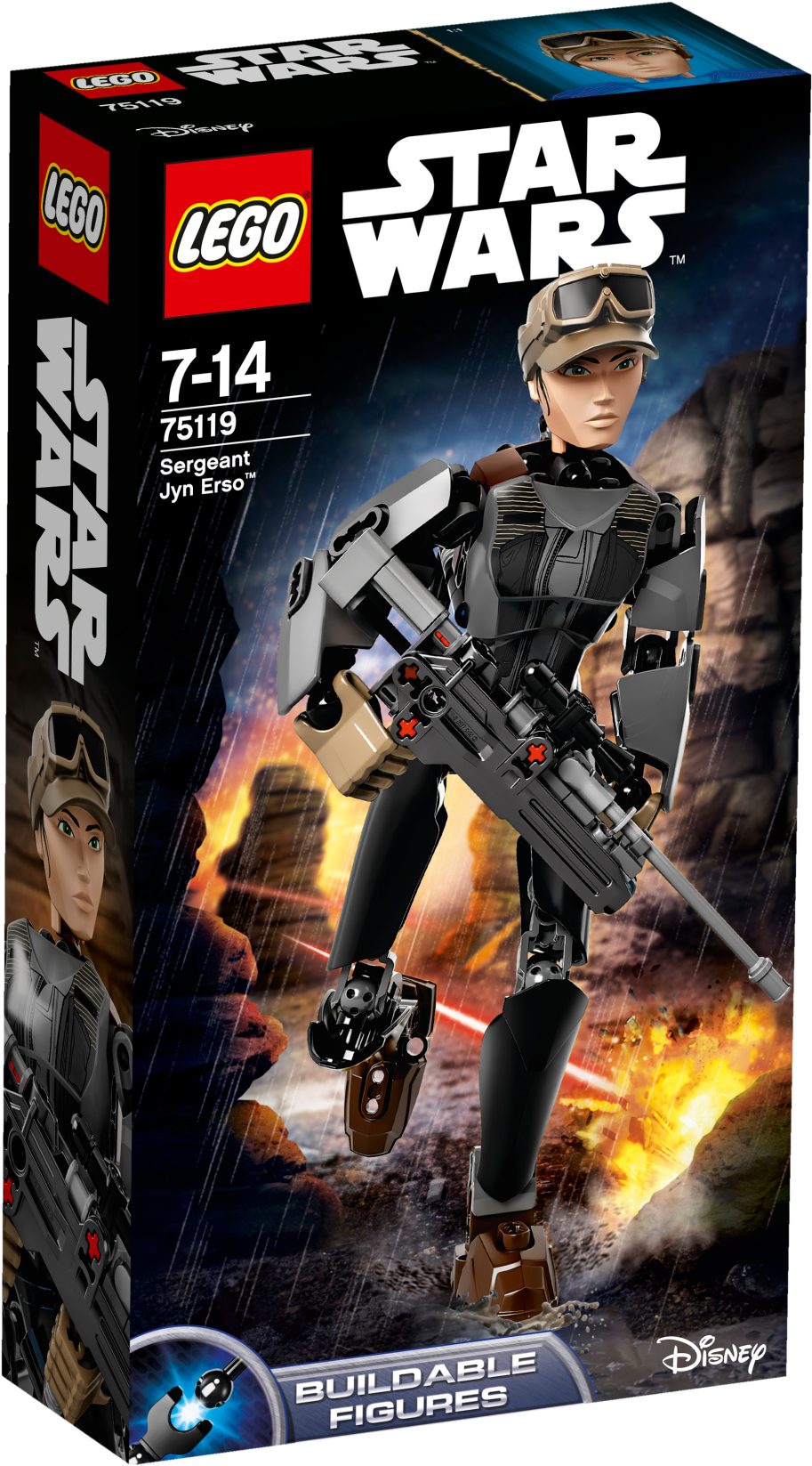 Lego Star Wars 75119 Sergeant Jyn Erso - Lego Sergeant Jyn Erso (2400x1800), Png Download