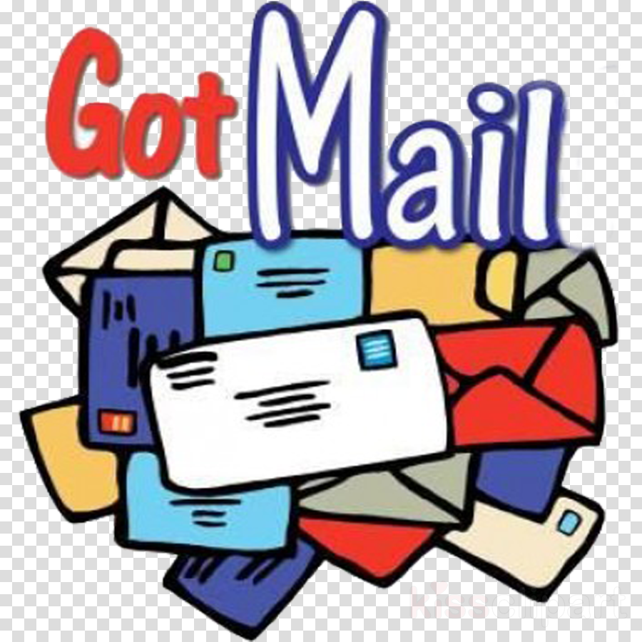 You Got Mail Sign Clipart Email Aol Clip Art - You Got Mail Sign (900x900), Png Download