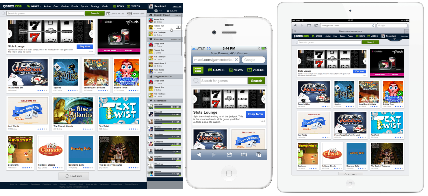 To Become Even More Of A Destination For Casual Gamers, - Aol Games (1481x678), Png Download