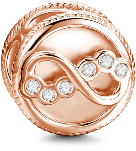 Love You Charm Soufeel Infinity Love Rose Gold (750x750), Png Download