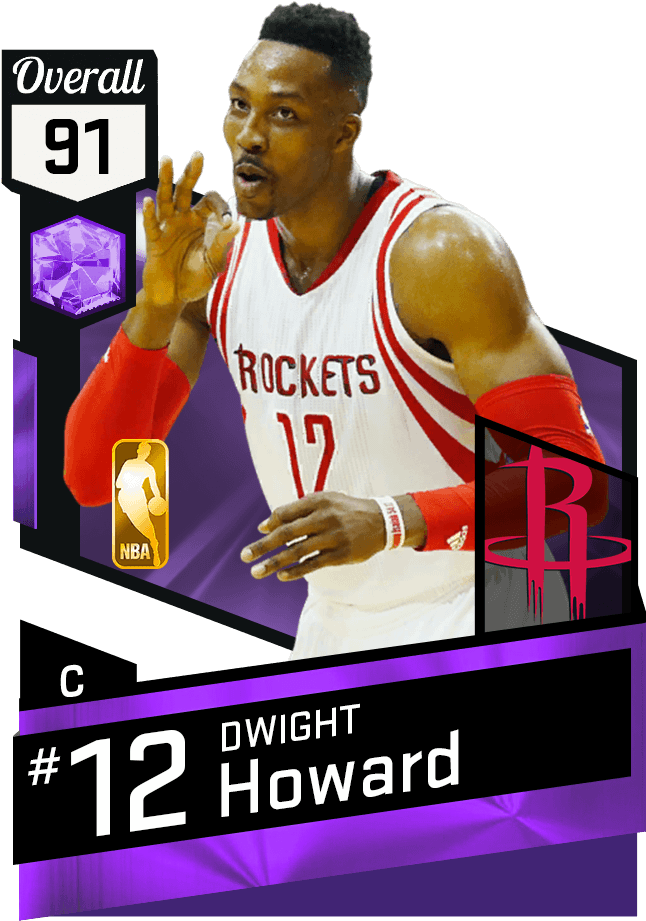 Dwight Howard - Nba 2k Baron Davis (651x941), Png Download